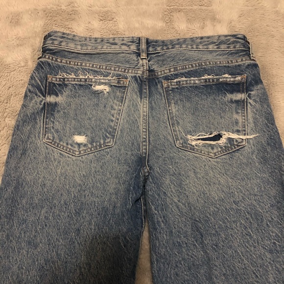 Free People Distressed Boyfriend Jeans - Picture 4 of 6